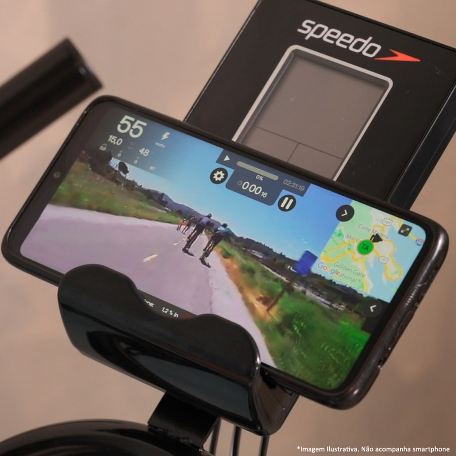 Bicicleta Spinning Speedo S103 com Conexão Bluetooth