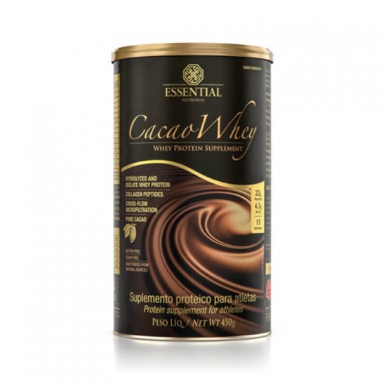 Cacao whey Essential 450G (Whey Protein Hidrolisado)