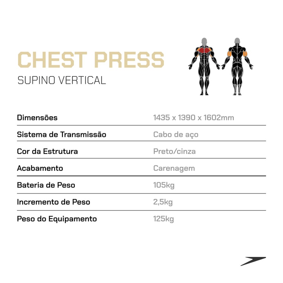 CHEST PRESS /  SUPINO VERTICAL