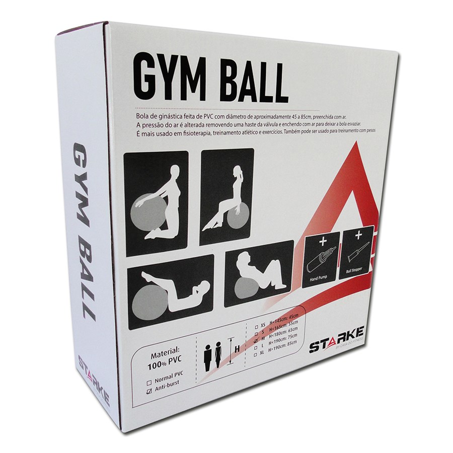 Gym Ball - Bola Suíça de Pilates Starke 85CM