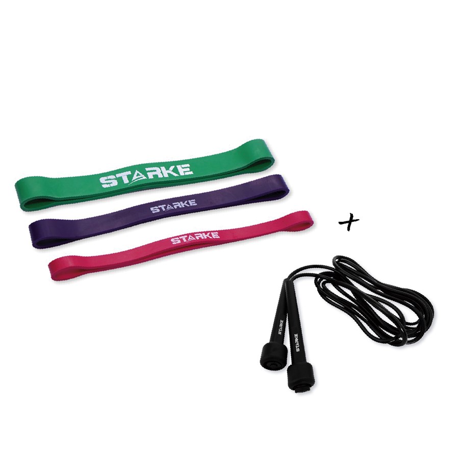Kit Corda de Pular em PVC + Kit Mini Super Band Starke