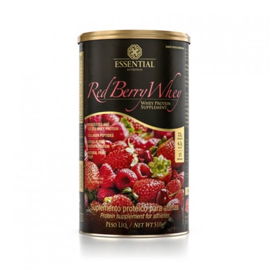 Red Berry Whey Essential (Whey Protein Hidrolisado E Isolado Com Frutas Vermelhas)
