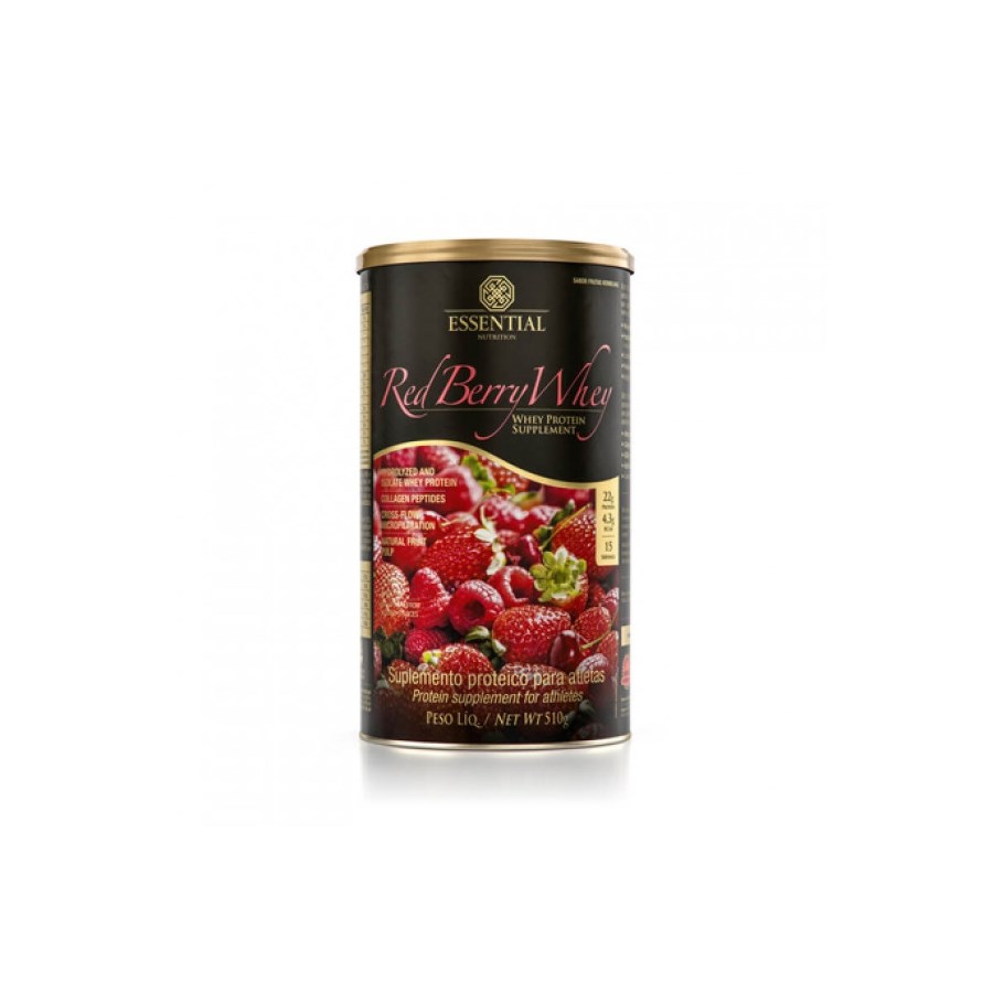 Red Berry Whey Essential (Whey Protein Hidrolisado E Isolado Com Frutas Vermelhas)